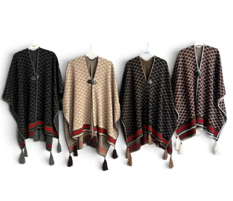 Kaşmir poncho şal 29
