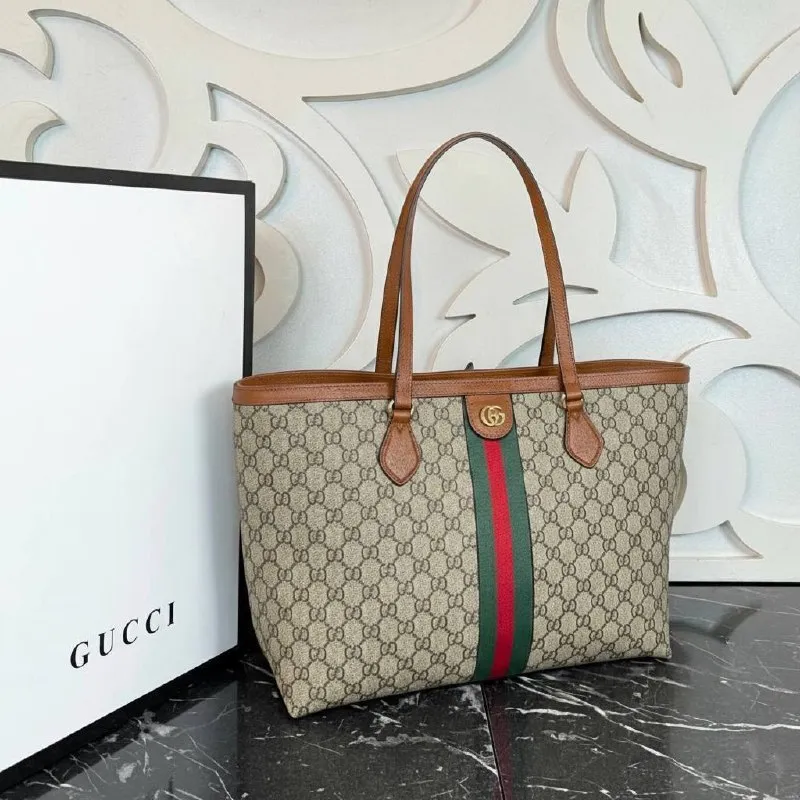 Ophidia GG Medium tote çanta 5