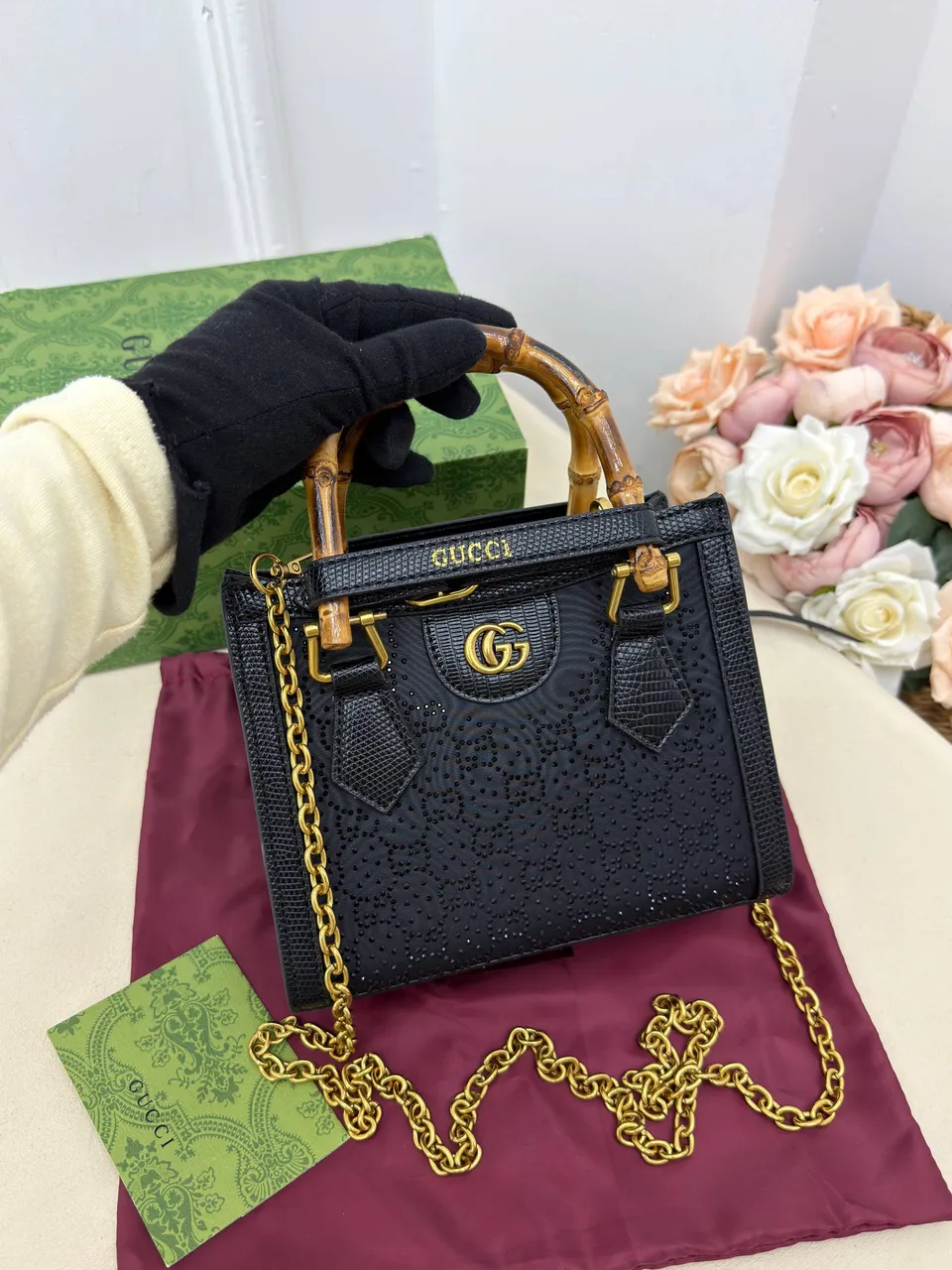 Diana küçük tote çanta 11