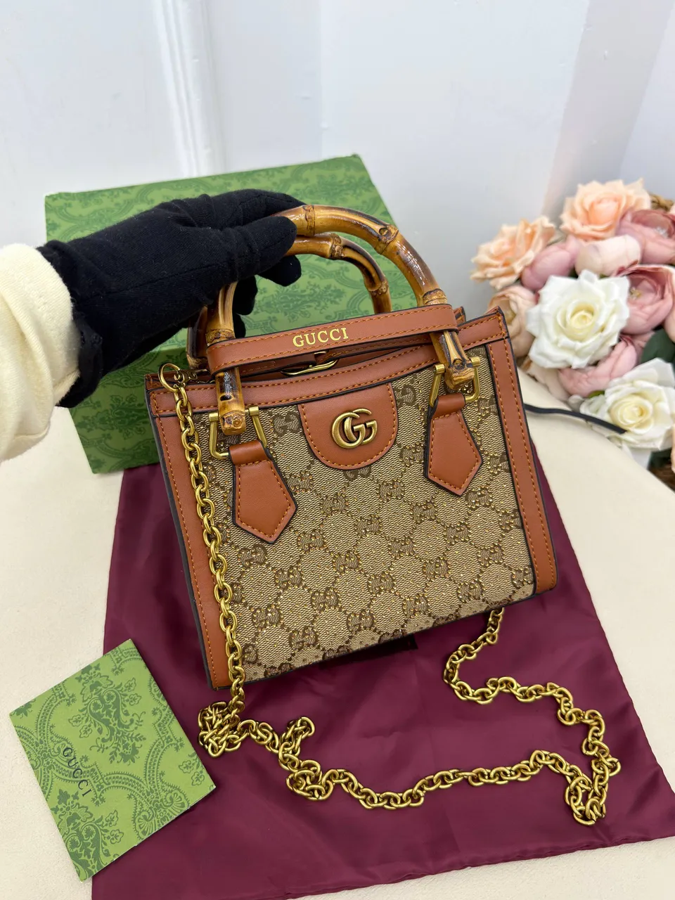 Diana küçük tote çanta 10