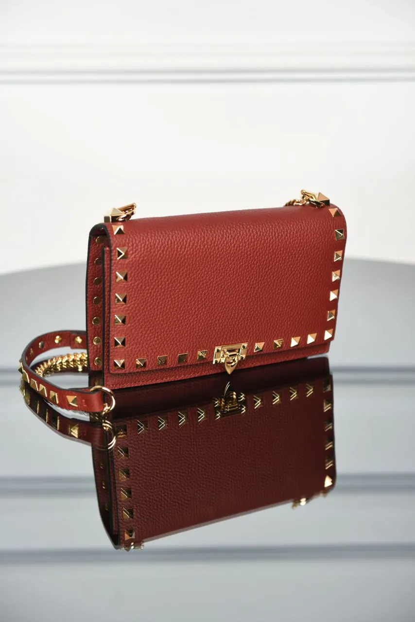 Rockstud deri crossbody çanta 3