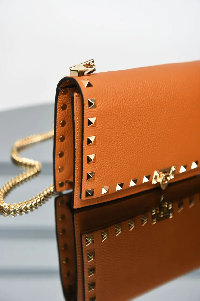 Rockstud deri crossbody çanta 6