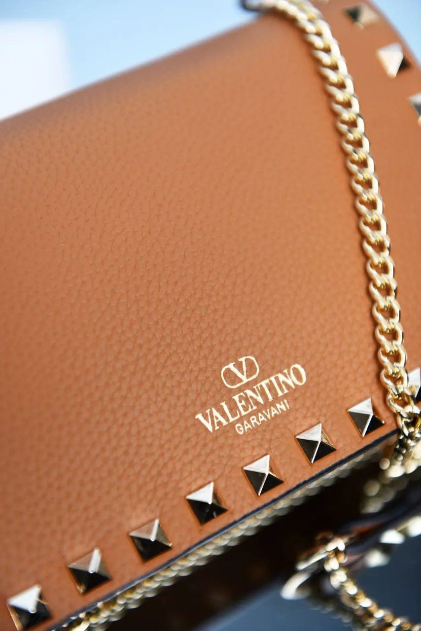 Rockstud deri crossbody çanta 7