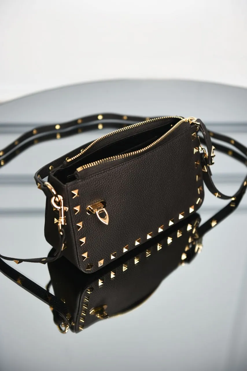 Small Rockstud crossbody çanta 9