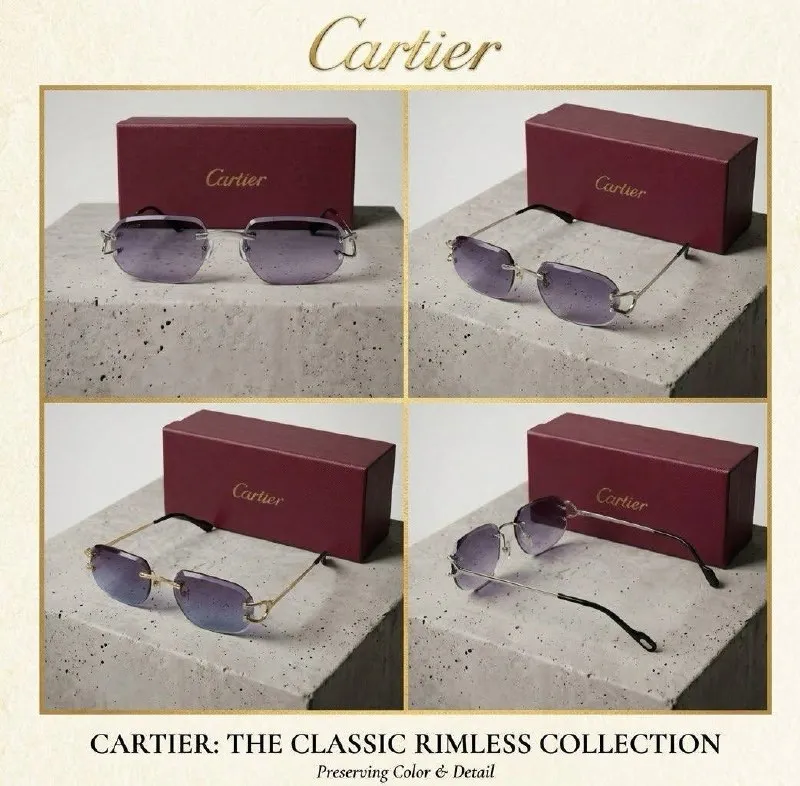 Rimless güneş gözlüğü 8